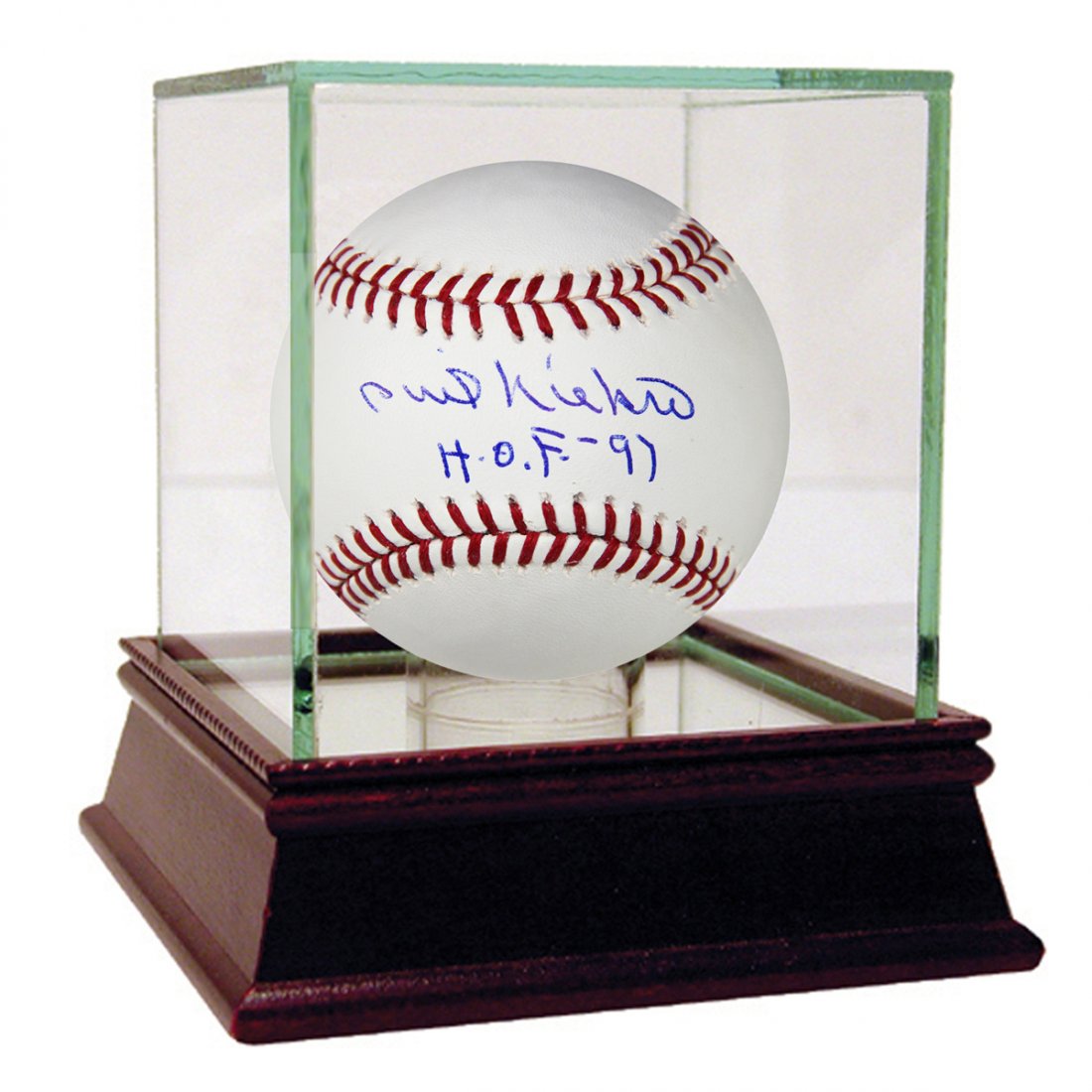 Phil Niekro Signed MLB Baseball w/ “HOF 97” Insc: Phil Niekro Signed MLB Baseball w/ “HOF 97” Insc