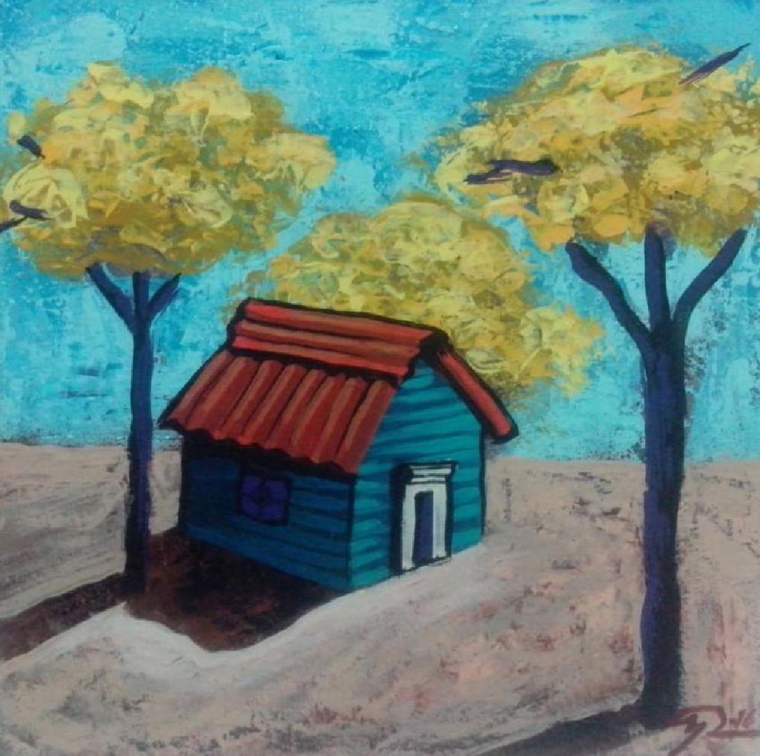 Mixed Media on Canvas, by Manuel Reyes (1 of 1)