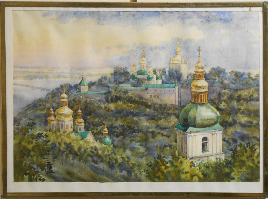 Ukrainian Watercolor Cityscape (1 of 10)