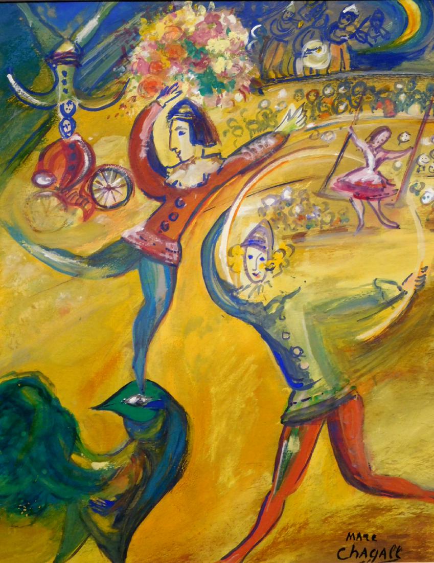 Marc Chagall Circus Acrobats Nov 01, 2017 Woodshed