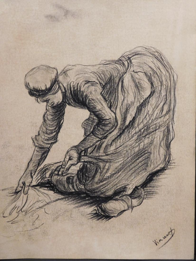 Vincent van Gogh: Peasant Woman, Stooping (1 of 7)