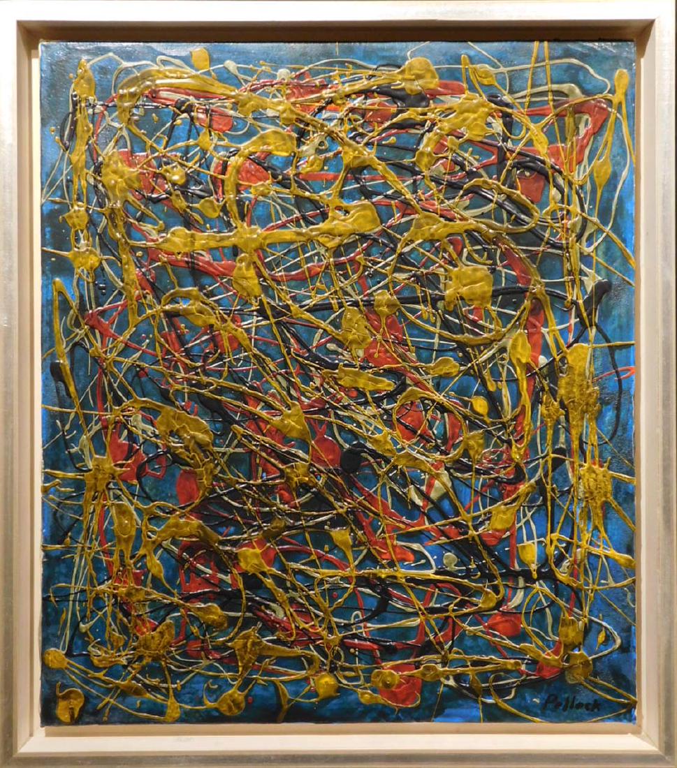 Manner of Jackson Pollock: Untitled Drip Painting (1 of 11)