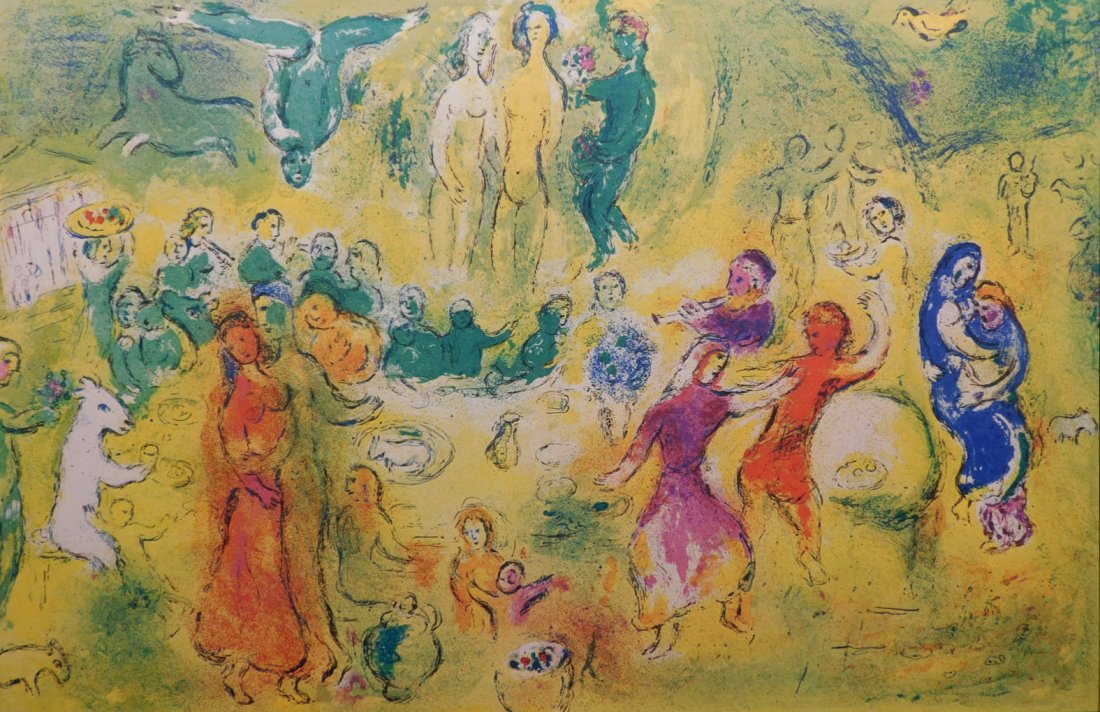 Marc Chagall: The Wedding Feast in the Nymphs Grotto (1 of 9)