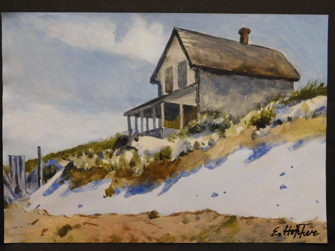 Manner of Edward Hopper: House (study) (1 of 9)