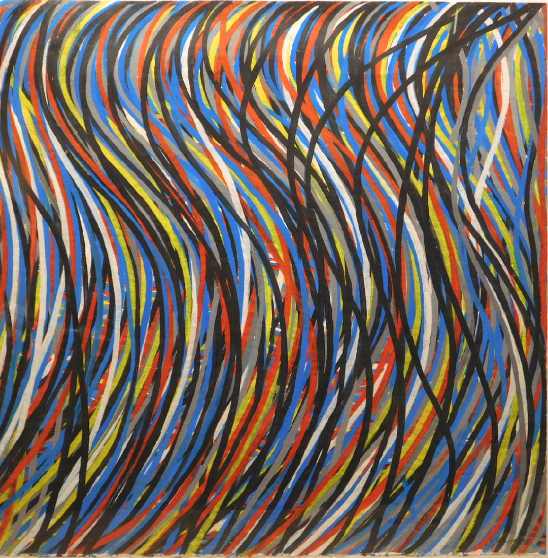 Sol Lewitt: Curvy Brushstrokes 1995 (1 of 6)