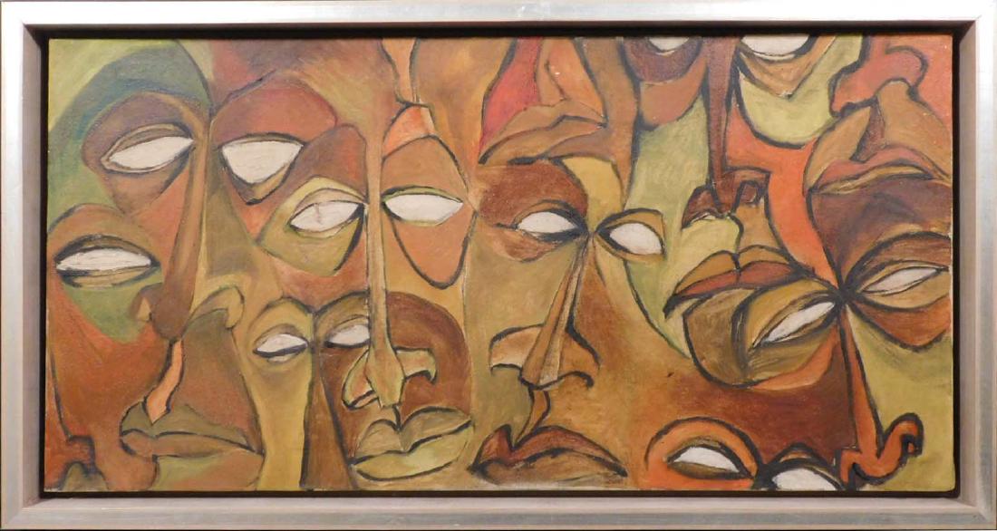 School of Oswaldo Guayasamin: Abstract Faces (1 of 9)