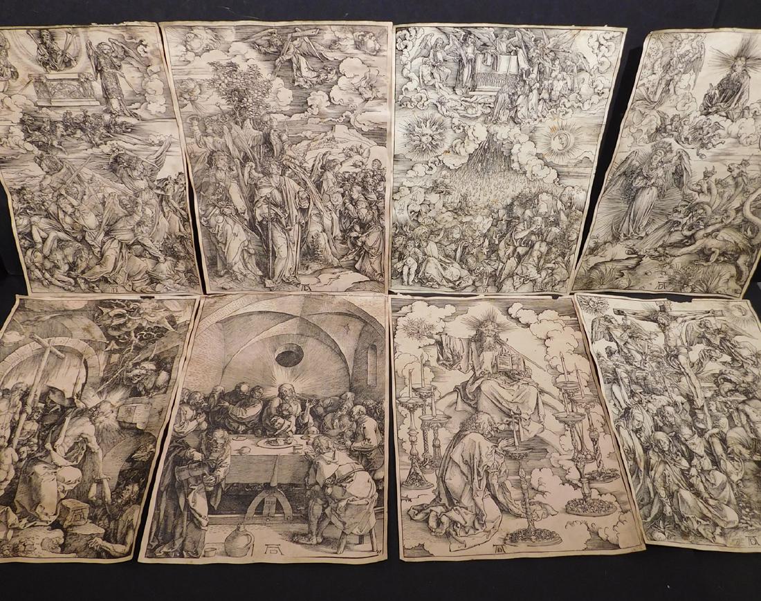 After Albrecht Durer: 8 Prints from the Apocalypse and (1 of 9)