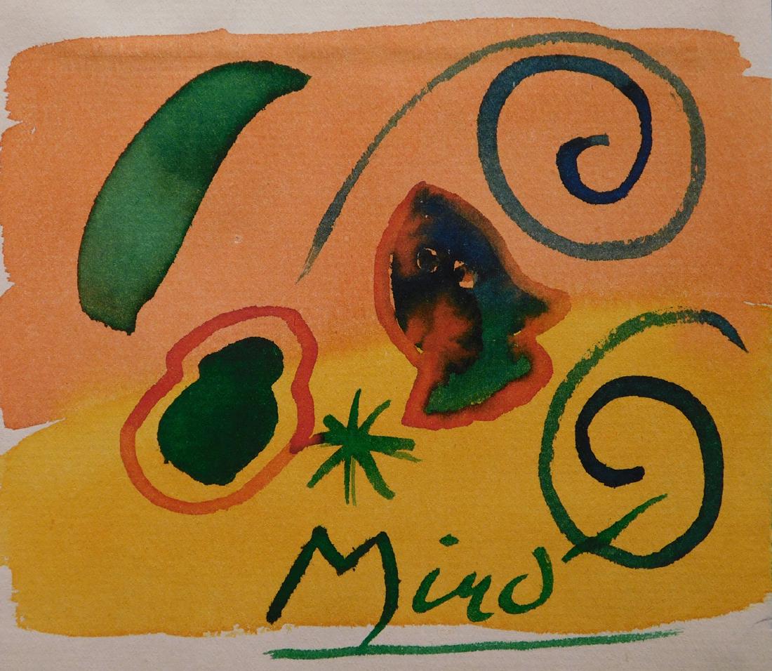 Joan Miro: Abstract Composition (1 of 3)
