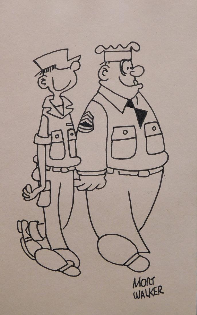 Mort Walker: Beetle Bailey and Sargeant Snorkle (1 of 3)