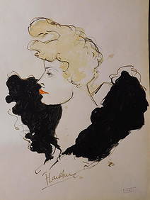 Henri de Toulouse-Lautrec: Cabaret Portrait (1 of 9)