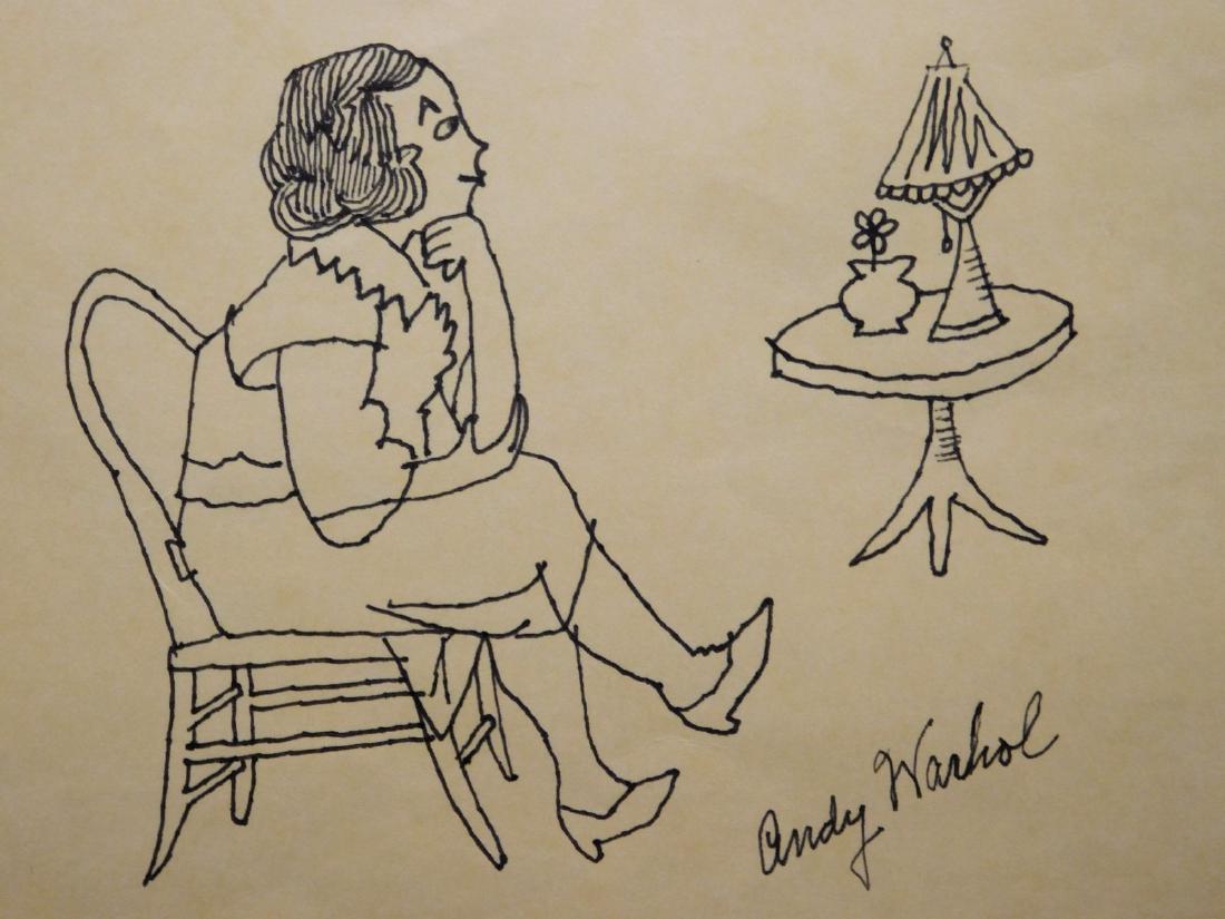 Andy Warhol:  Portrait of a Seated Woman (1 of 3)