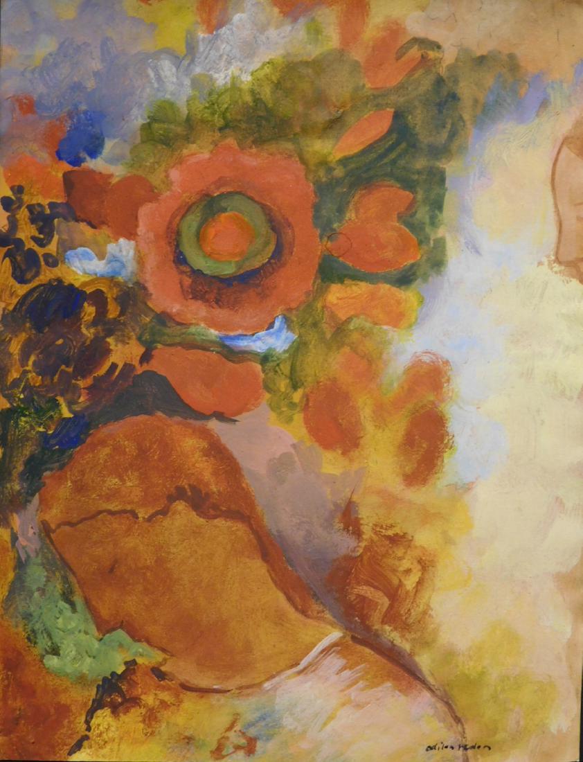 Odilon Redon: Heads with Flowers (1 of 14)