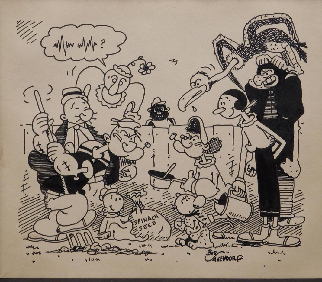 Bud Sagendorf: Popeye Olive Oyl and other characters (1 of 7)