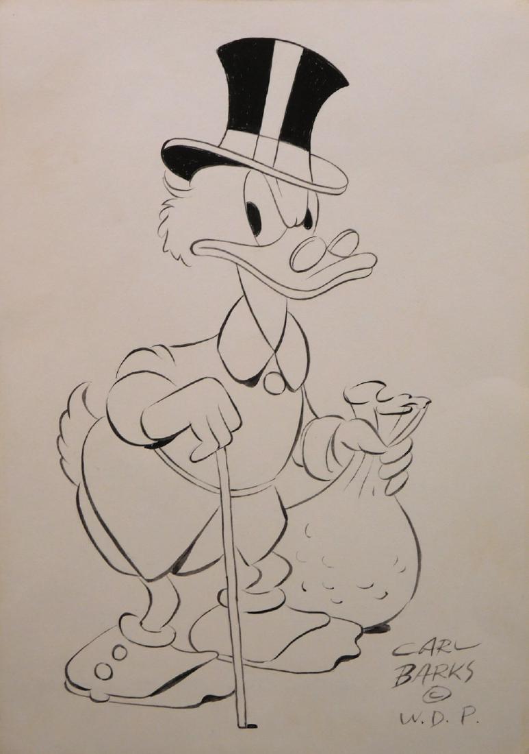 Carl Barks: Uncle Scrooge Drawing (1 of 6)