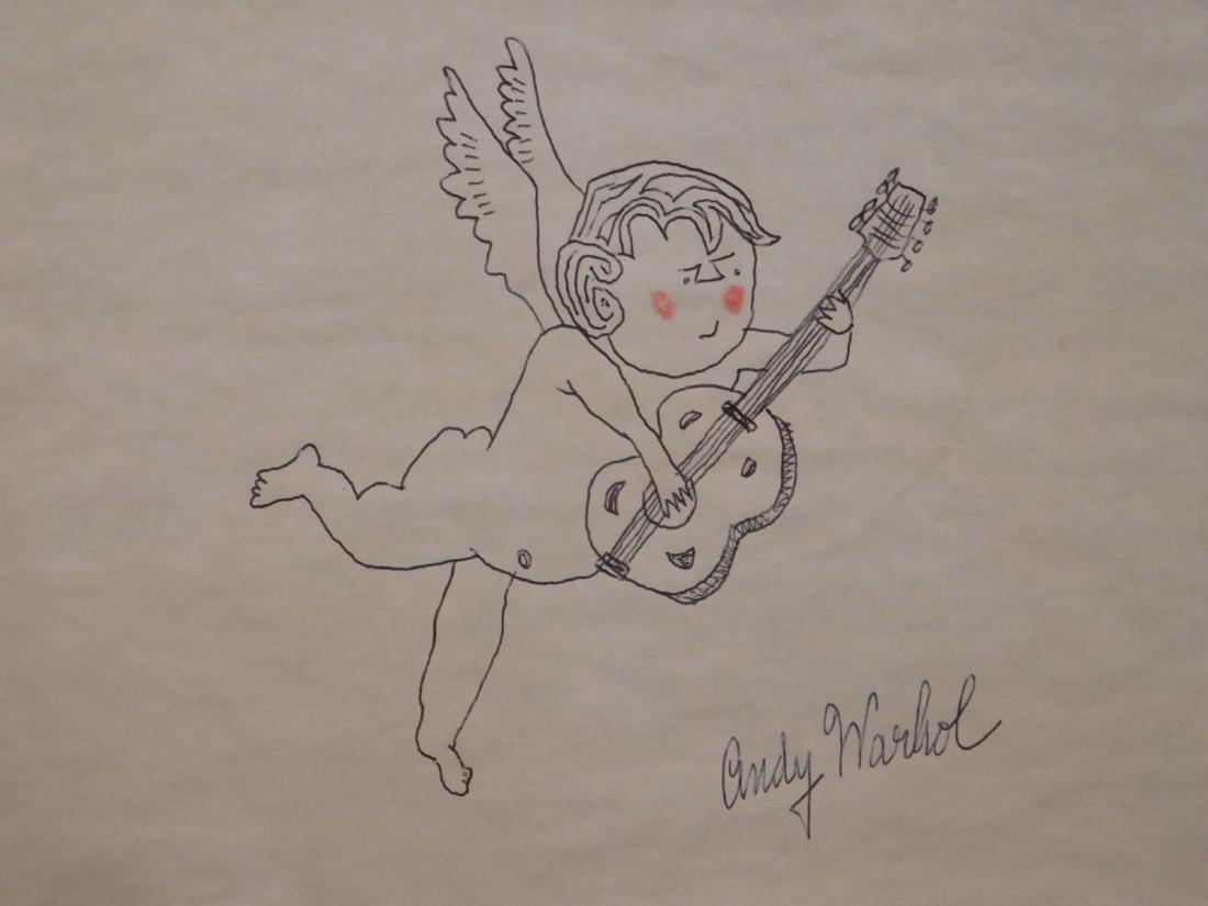 Andy Warhol: Cherub with Guitar (1 of 5)