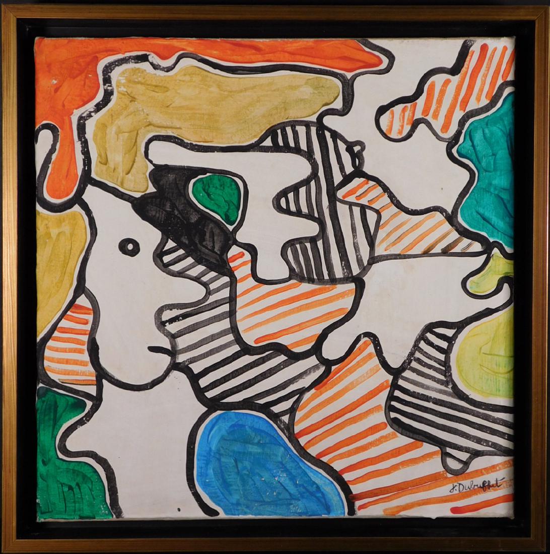 Manner of Jean Dubuffet: Abstract Composition (1 of 8)