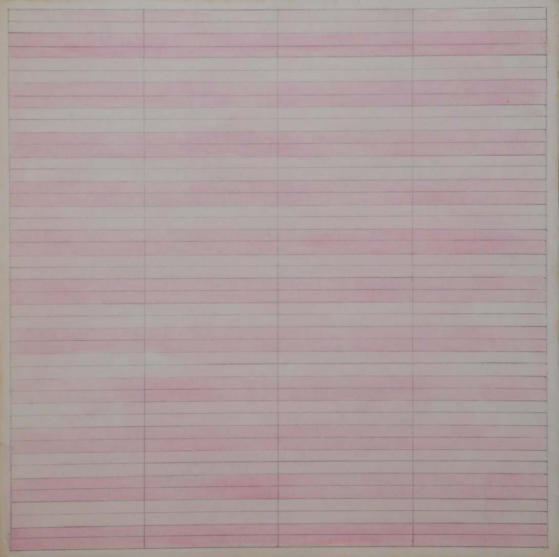 Agnes Martin: Grid Piece (1 of 9)