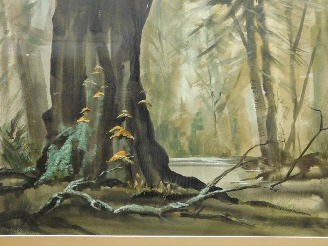 L. Mary Bryan: Watercolor Forest Landscape (1 of 6)