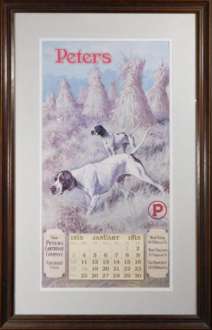 1915 Peters Cartridge Company Calendar (1 of 6)