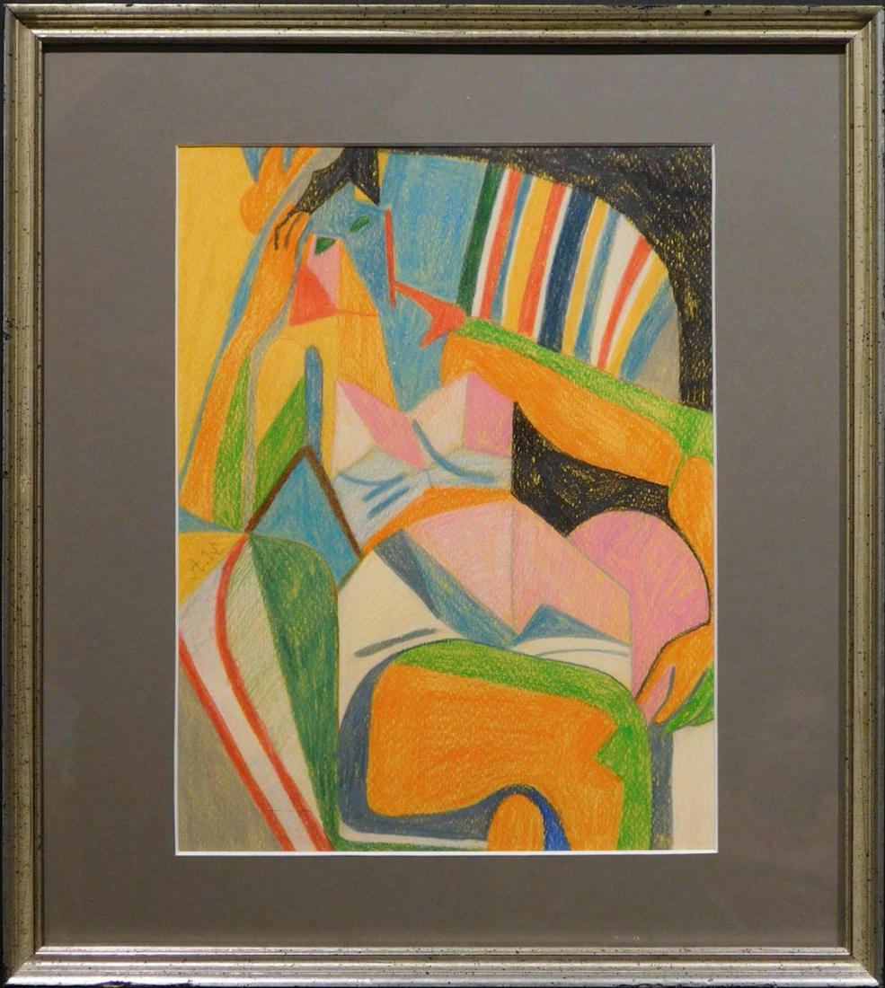 After Jean Metzinger: Cubist Portrait of a Woman (1 of 9)