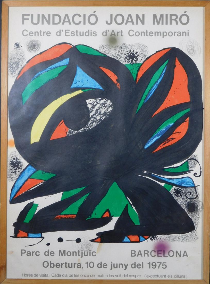 Joan Miro: Original Lithograph Exhibition Poster (1 of 8)