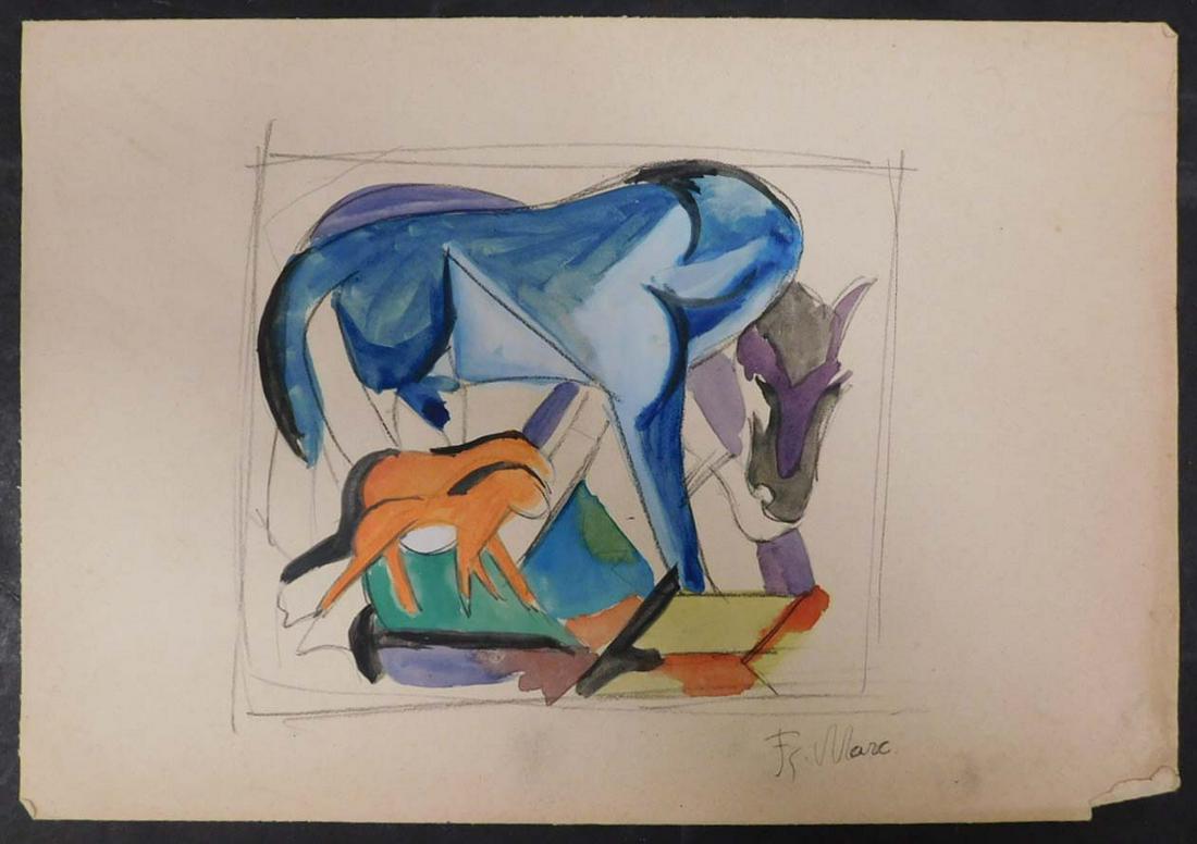 After Franz Marc: The First Animals Study (1 of 10)