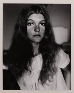 Henry Horenstein: Untitled (Portrait of a Girl), 1971: Henry Horenstein (American, 1947): Untitled (Portrait of a Girl), 1971. Silver gelatin print mounted on rag board, unframed. Limited edition print (143/150) from the 6th annual portfolio of The