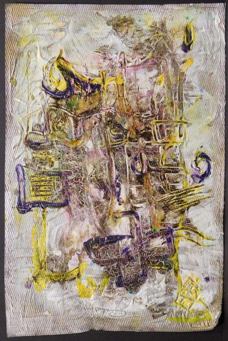 Antoni Tapies: Mixed Media Abstract Composition (1 of 9)