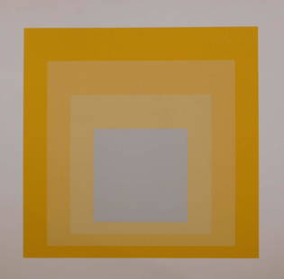 Josef Albers: Formulation: Articulation Prospectus: Josef Albers (1888-1976): Formulation: Articulation Prospectus. Contains one silkscreened color composition printed on the inside of the folder, and a separate lithographed sheet with a photo of