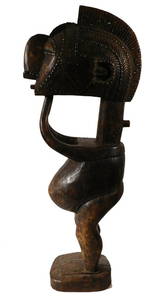 African Tribal Art Nimba (D'mba) Male Figure