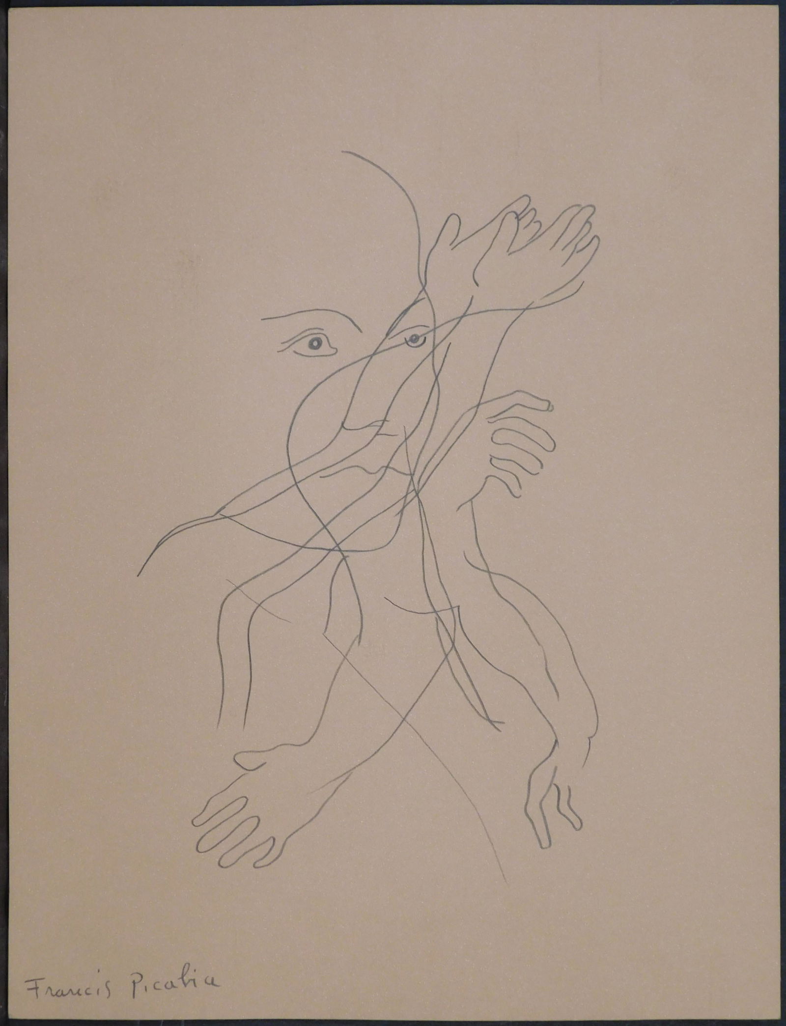 Francis Picabia: Surrealist Face and Hands (1 of 1)