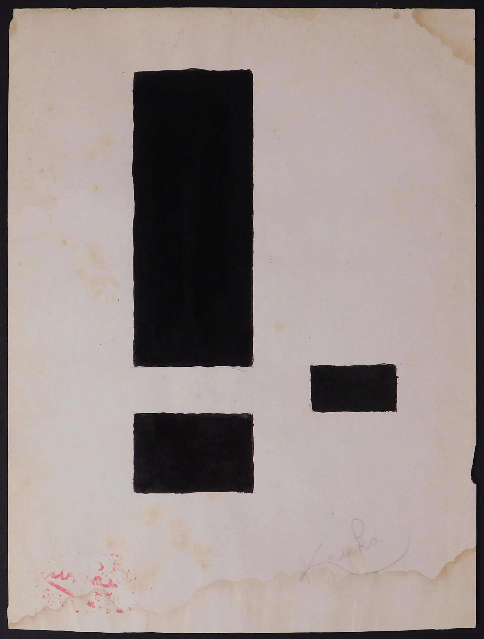 Frantisek Kupka: Geometric Abstract Composition (1 of 7)