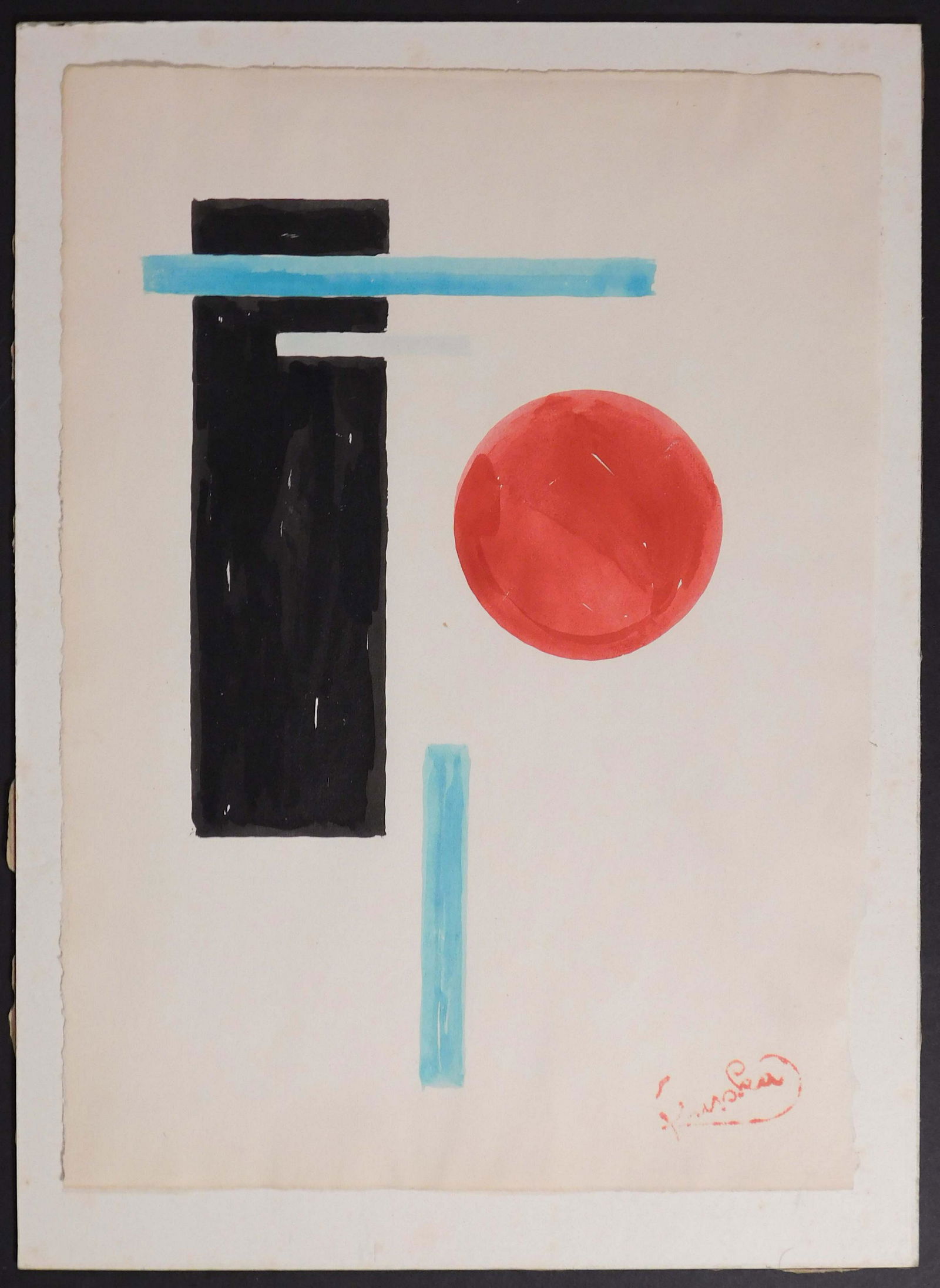 Frantisek Kupka: Geometric Abstract Composition (1 of 7)