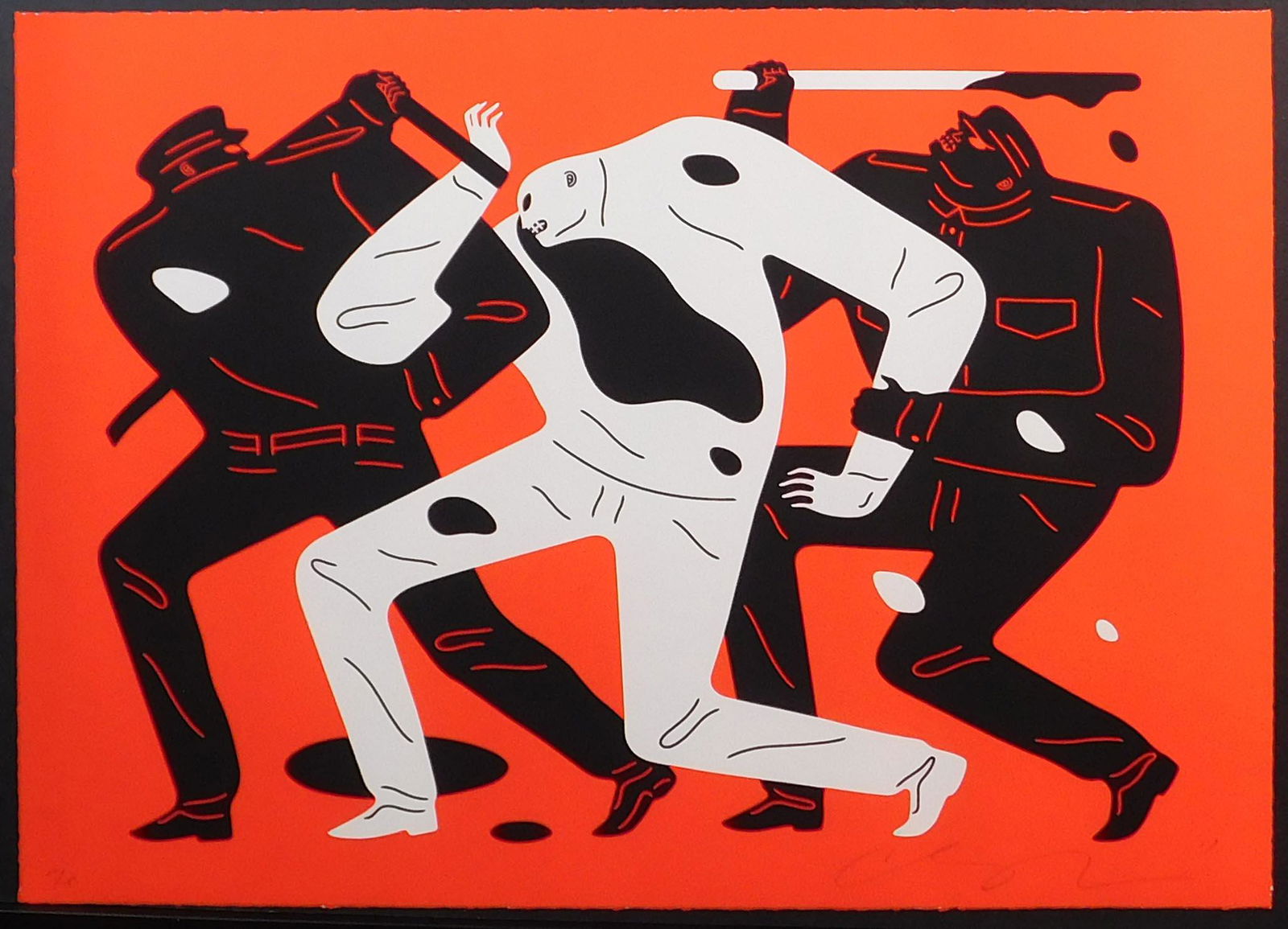 Cleon Peterson: The Disappeared (Red) (1 of 4)