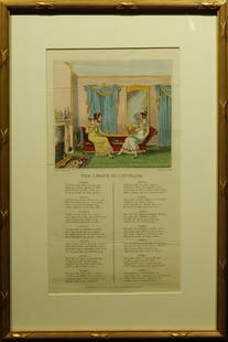 The Choice of a Husband: The Choice of a Husband: After M. Egerton print made by: George Hunt. 19th century, etching and aquatint on paper, framed. 17 x 11 inches framed Good aged condition, general age related toning,