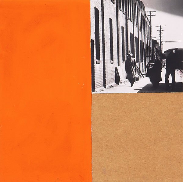 IAN WALLACE (1950 - ): UNTITLED. Mixed media on paper, signed with stamp recto; signed and dated 1987 verso. 55.9 x 76.2 cm. (22 x 30 in.). Unframed.