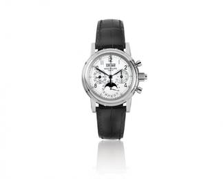 PATEK PHILIPPE, A MEN'S PLATINUM WRISTWATCH