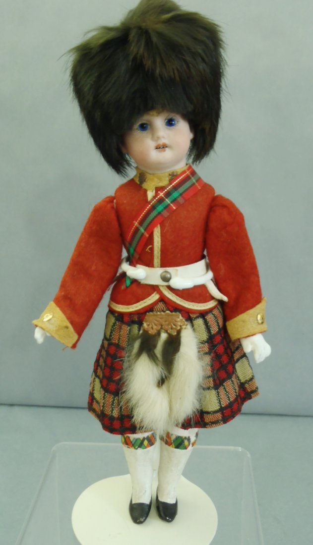 Antique Hermann Steiner Bisque Scottish clothes doll (1 of 6)