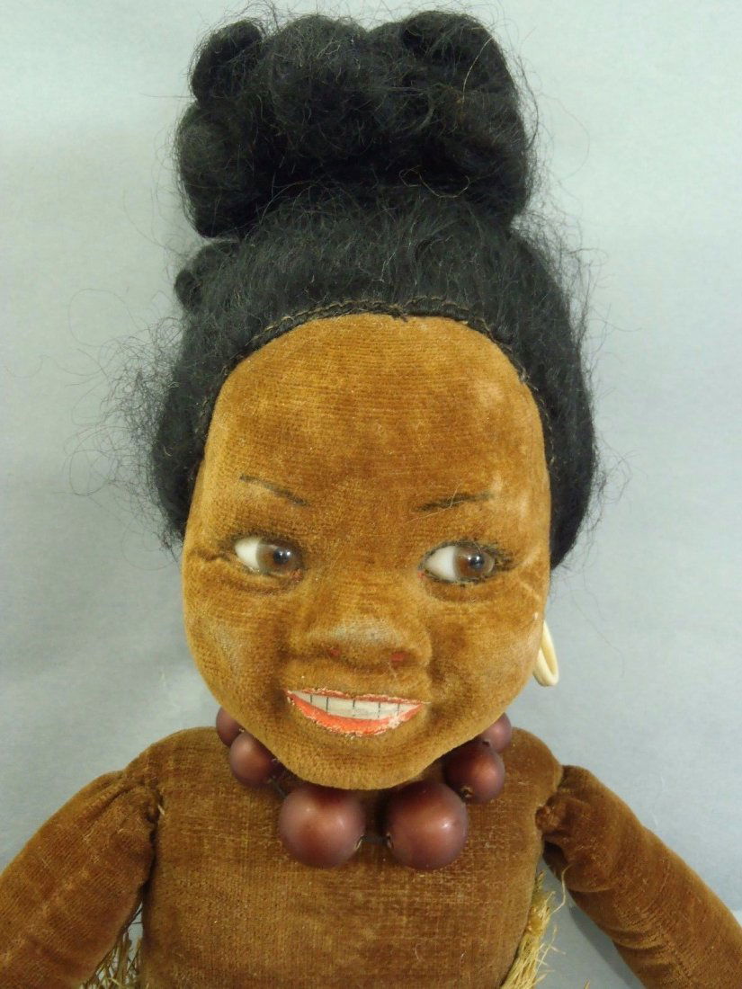 1920-1930s ANTIQUE NORAH WELLINGS BLACK ETHNIC DOLL (1 of 9)