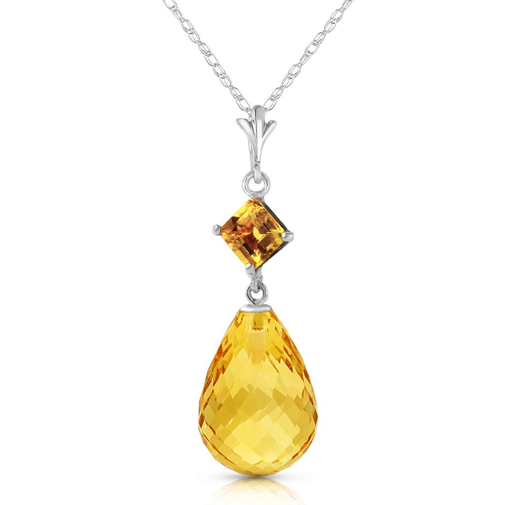 5.5 CTW 14K Solid White Gold Calm After Storm Citrine N: 5.5 CTW 14K Solid White Gold Calm After Storm Citrine Necklace -- Citrine; Metal Color:White Gold; Condition: New With Tags; TWC: 5.5 ;Metal: 14 K. Solid white Gold ;Stone: Natural; Width: Necklace; H