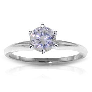 0.75 CTW 14K Solid White Gold Solitaire Ring 0.75 Carat: 0.75 CTW 14K Solid White Gold Solitaire Ring 0.75 Carat Natural Diamond -- Diamond; Metal Color:White Gold; Condition: New With Tags; TWC: 0.75 ;Metal: 14 K. Solid white Gold ;Stone: Natural; Width: 0