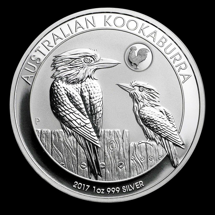 Australian Kookaburra 1 oz. Silver 2017 (Rooster Privy): Australian Kookaburra 1 oz. Silver 2017 (Rooster Privy) -- Australian Kookaburra 1 oz. Silver 2017 (Rooster Privy) #NGFY85515