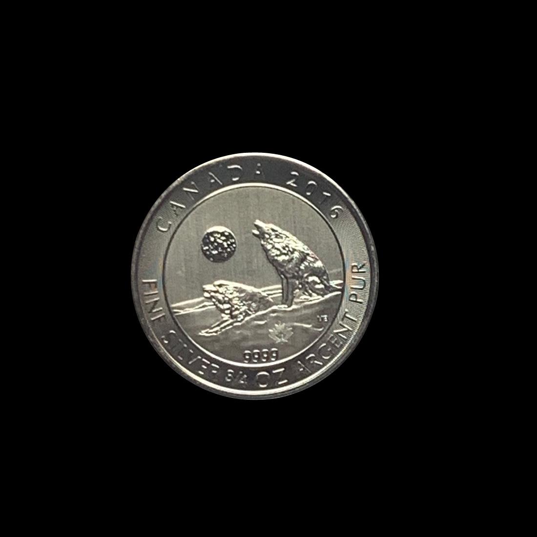 2016 Canada 3/4 oz Silver Wolf: 2016 Canada 3/4 oz Silver Wolf -- 2016 Canada 3/4 oz Silver Wolf #NGFY85444