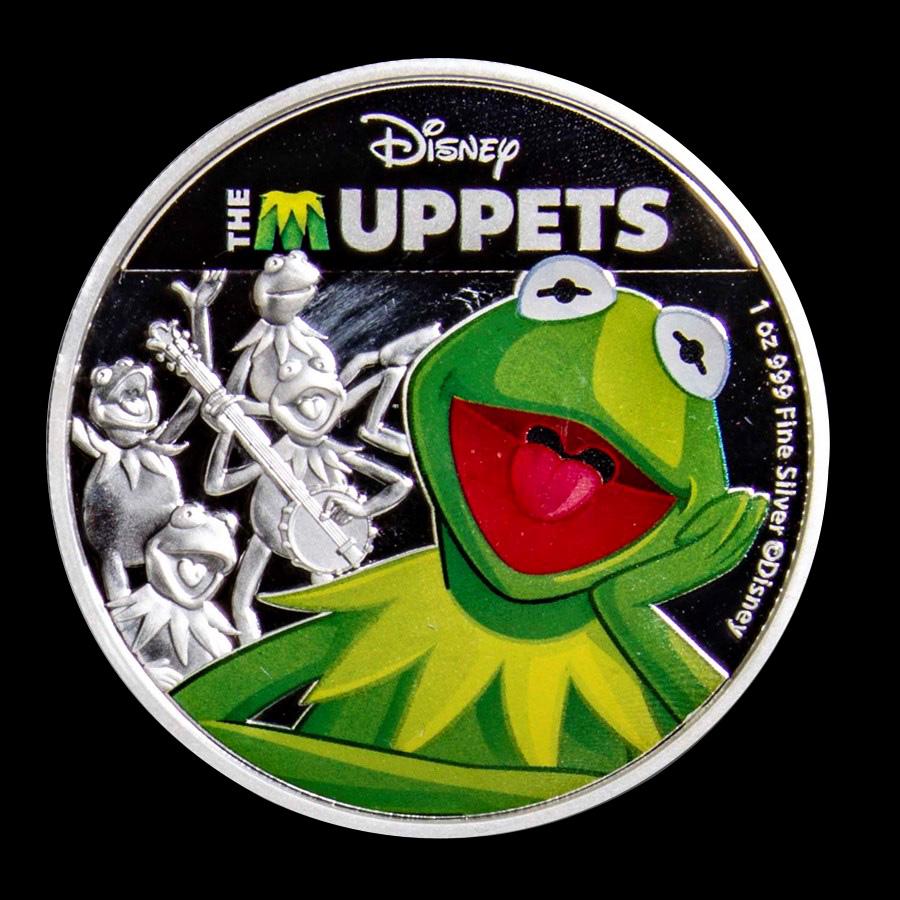 2019 Niue 1 oz Silver Disney The Muppets Kermit: 2019 Niue 1 oz Silver Disney The Muppets Kermit -- 2019 Niue 1 oz Silver Disney The Muppets Kermit #NGFY89030