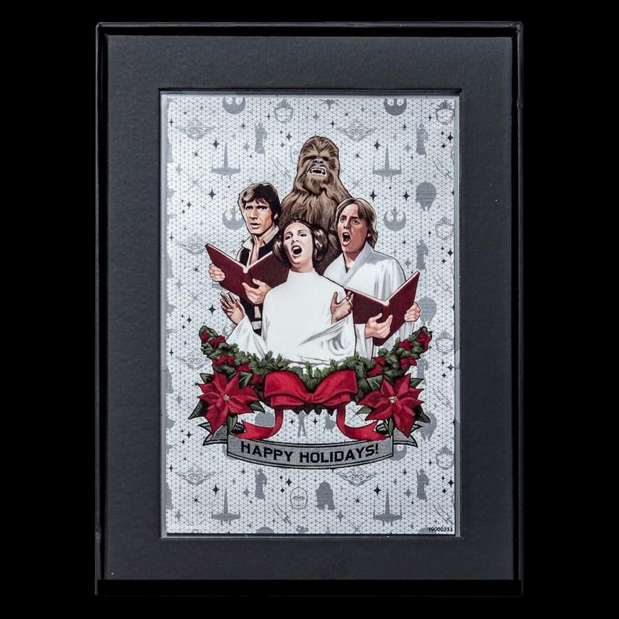 2019 Niue 5 gram Silver Star Wars Seasons Greetings Foi: 2019 Niue 5 gram Silver Star Wars Seasons Greetings Foil Note -- 2019 Niue 5 gram Silver Star Wars Seasons Greetings Foil Note #NGFY89032