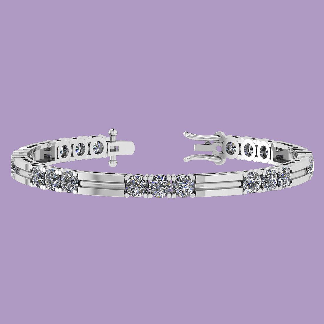 2.50 Ctw Diamond I1/I2 Tennis Bracelet 14K Gold: 2.50 Ctw Diamond I1/I2 Tennis Bracelet 14K Gold -- Diamond Stone Approx Weight: 2.50 Ctw (21 Pcs Round) Center Stone Color: J-K Center Stone Clarity: I1/I2 Center Stone Setting: Prong Metal Weight: 13
