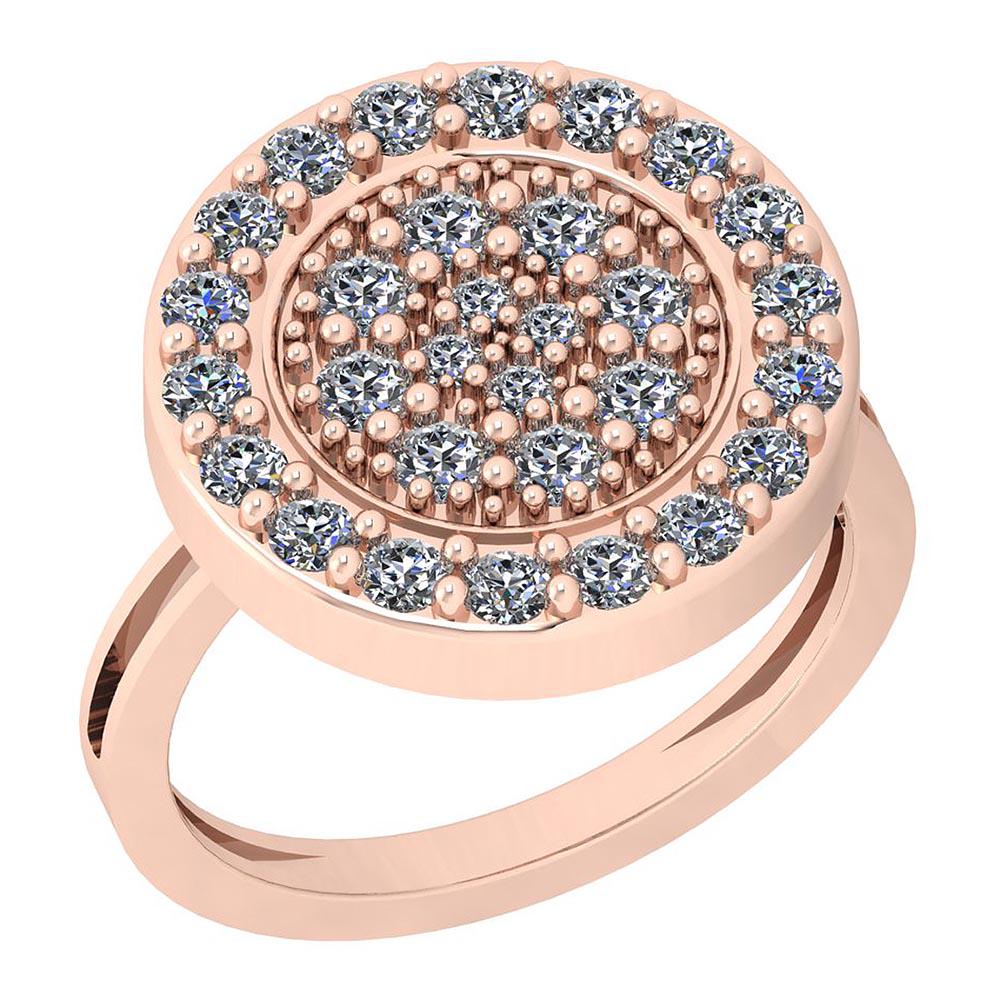 0.86 Ctw VS/SI1 Diamond 14K Rose Gold Ring: 0.86 Ctw VS/SI1 Diamond 14K Rose Gold Ring -- Diamond Weight: 0.86 Ctw Round Cut Center stone Color: G-H Stone Setting: Prong Stone Clarity: VS/SI1 Metal Weight: Approx 3.50 Gram 14K Rose Gold Ring Si