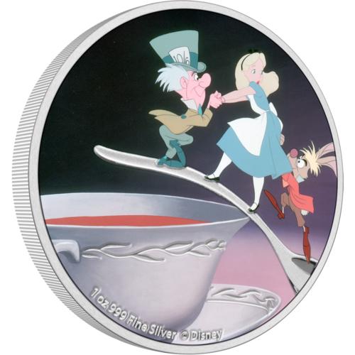 Disney Alice in Wonderland - The Mad Hatter 1oz Silver: Disney Alice in Wonderland - The Mad Hatter 1oz Silver Coin -- Disney Alice in Wonderland - The Mad Hatter 1oz Silver Coin #NGFY74939v7