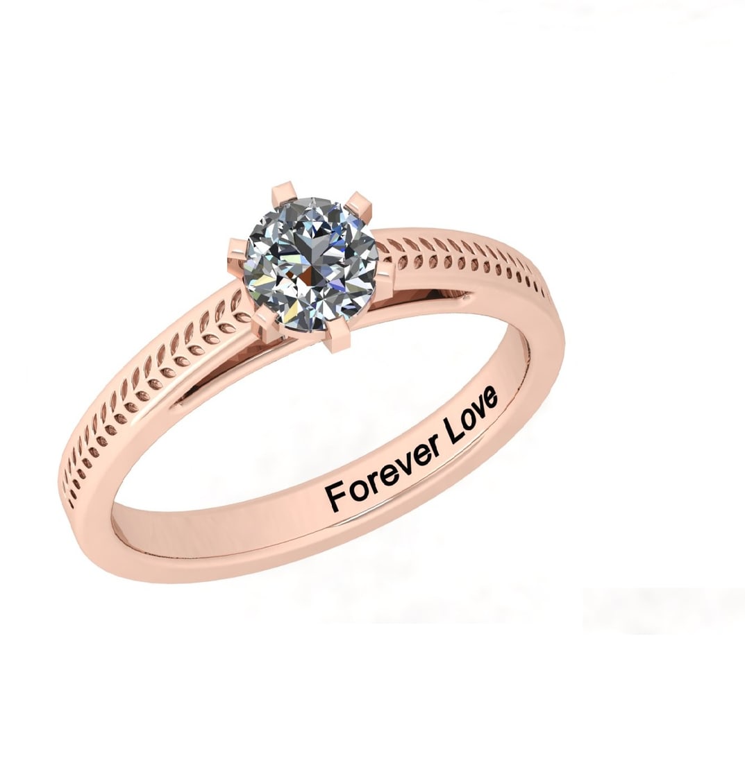 CERTIFIED 0.51 CTW F/VS1 ROUND (LAB GROWN Certified DIA: CERTIFIED 0.51 CTW F/VS1 ROUND (LAB GROWN Certified DIAMOND SOLITAIRE RING ) IN 14K YELLOW GOLD -- CERTIFIED 0.51 CTW F/VS1 ROUND (LAB GROWN Certified DIAMOND SOLITAIRE RING ) IN 14K YELLOW GOLD #NGFY