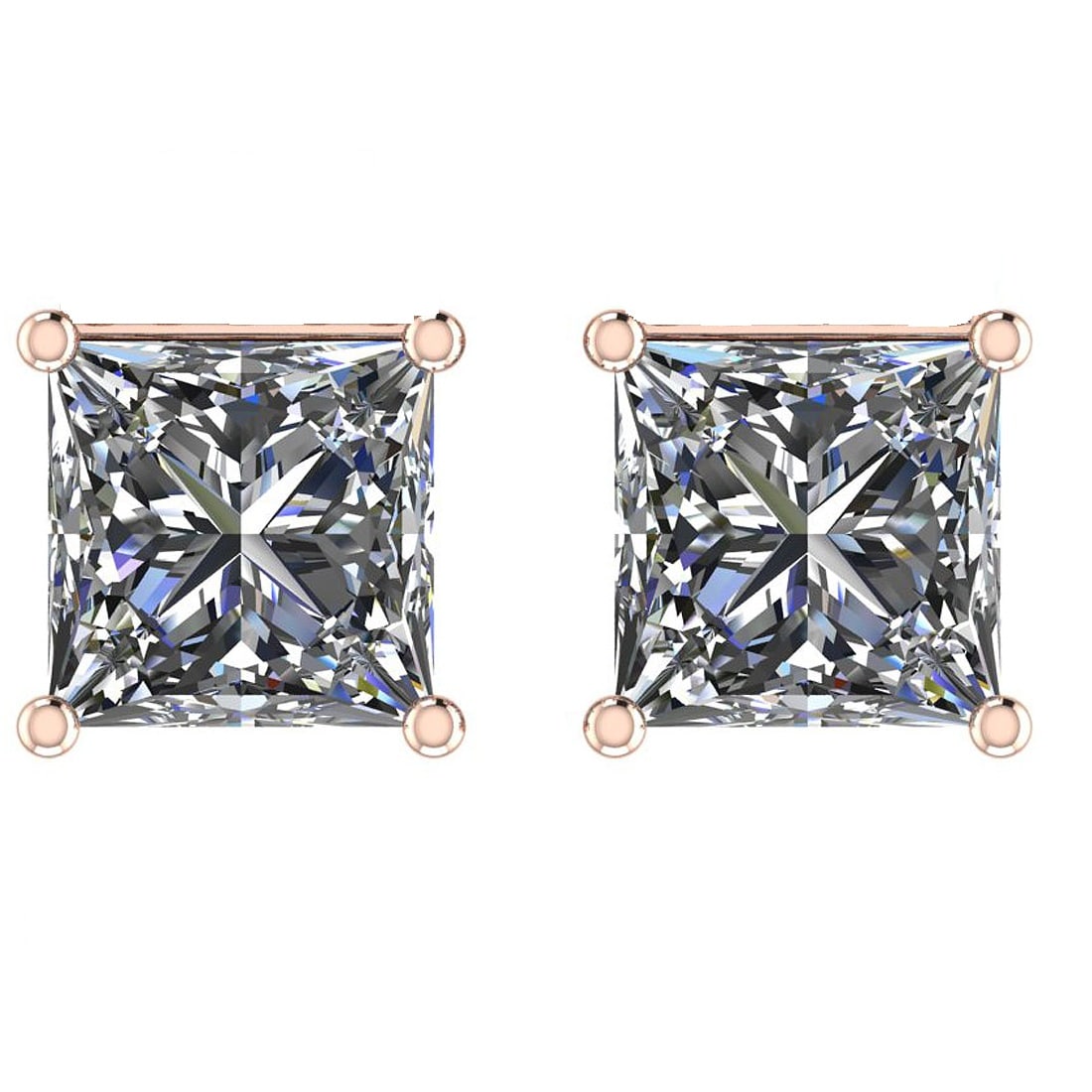 Certified 1 CTW Diamond (LAB GROWN Certified DIAMOND St: Certified 1 CTW Diamond (LAB GROWN Certified DIAMOND Stud Earrings ) D/SI2 -- Certified 1 CTW Diamond (LAB GROWN Certified DIAMOND Stud Earrings ) D/SI2 #NGFY72026v7